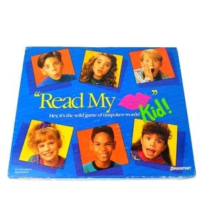 Vintage "Read My Lips Kid!"  Board Game by Pressman 1991